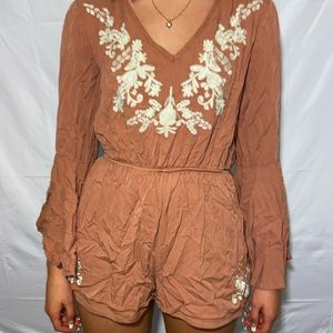 long sleeve romper